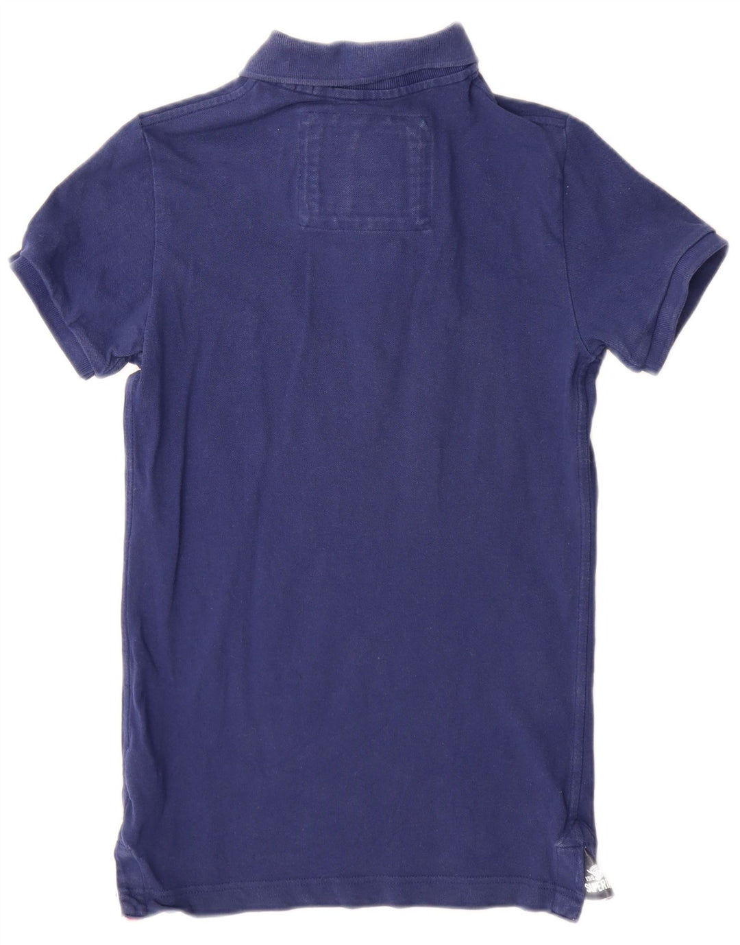 Polo da uomo Superdry Small in cotone blu navy