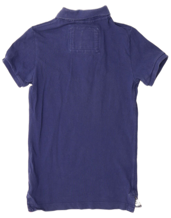 Polo da uomo Superdry Small in cotone blu navy
