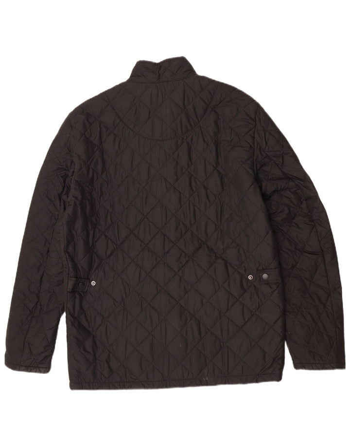 Giacca trapuntata da uomo Barbour UK 38 poliestere nero medio