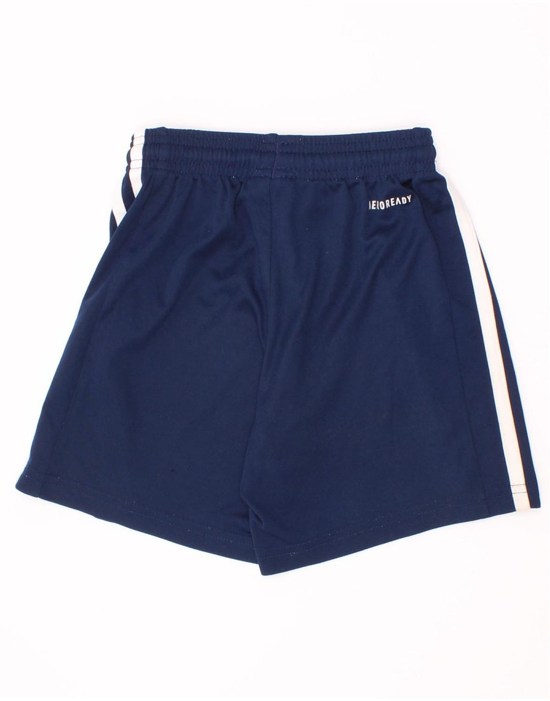 Pantaloncini sportivi Adidas Aeroready da ragazzo 5-6 anni in poliestere blu navy