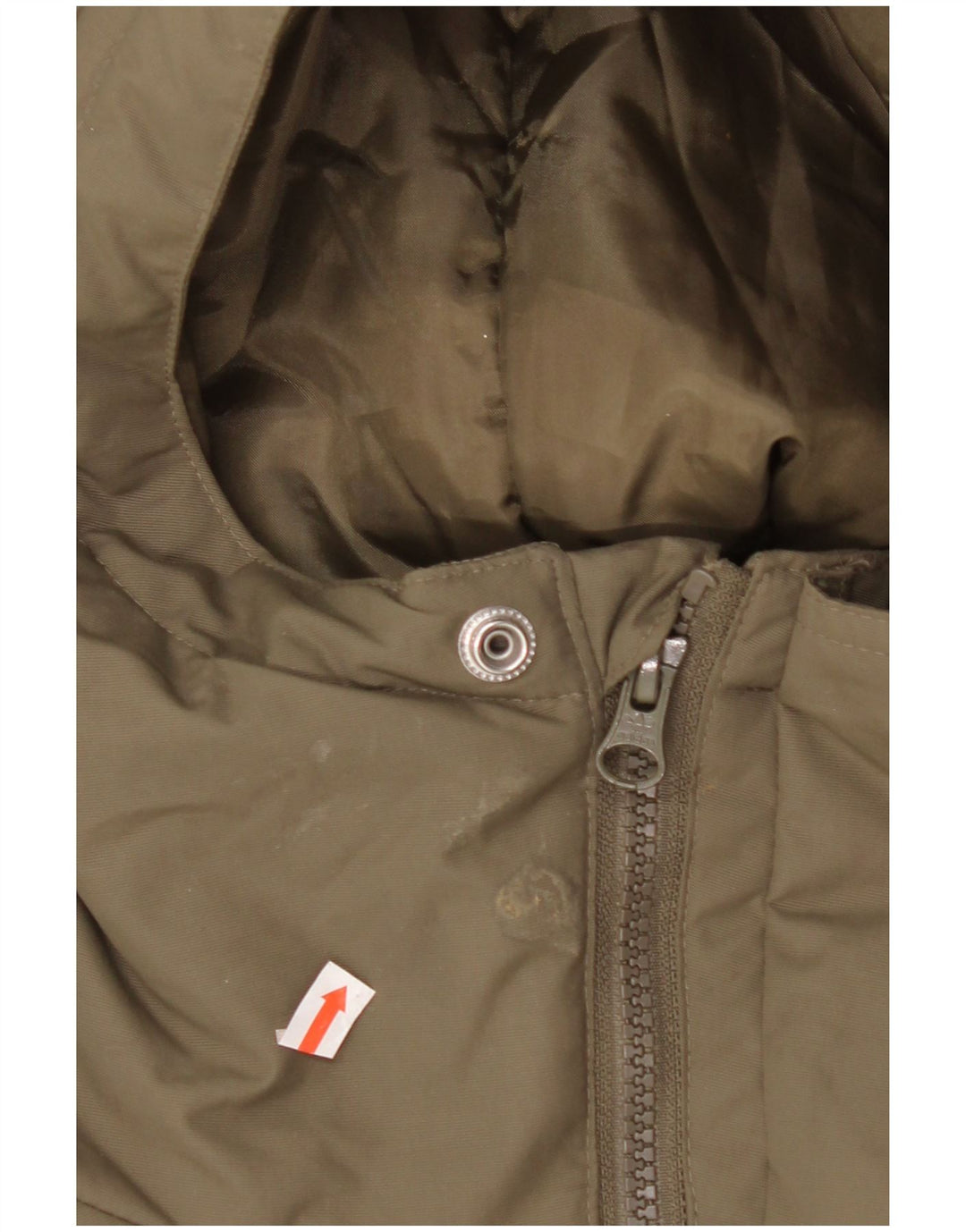 Giacca imbottita con cappuccio da uomo Adidas UK 34 XS nylon kaki