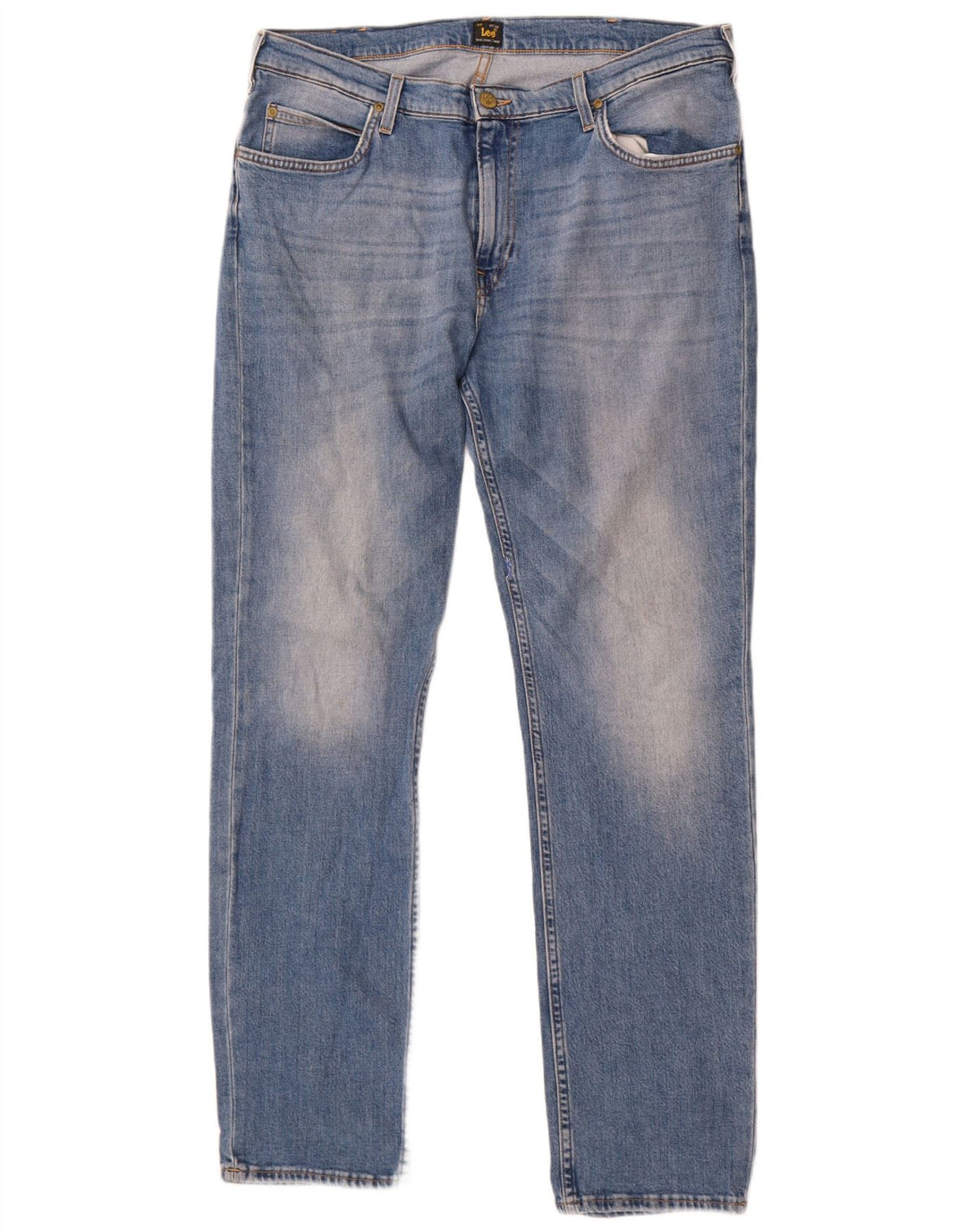 Jeans dritti da uomo Lee Rider W36 L32 in cotone blu