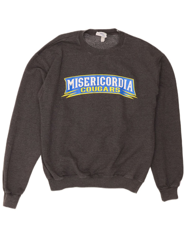 Felpa grafica Champion da uomo Misericordia Cougars, grigio medio