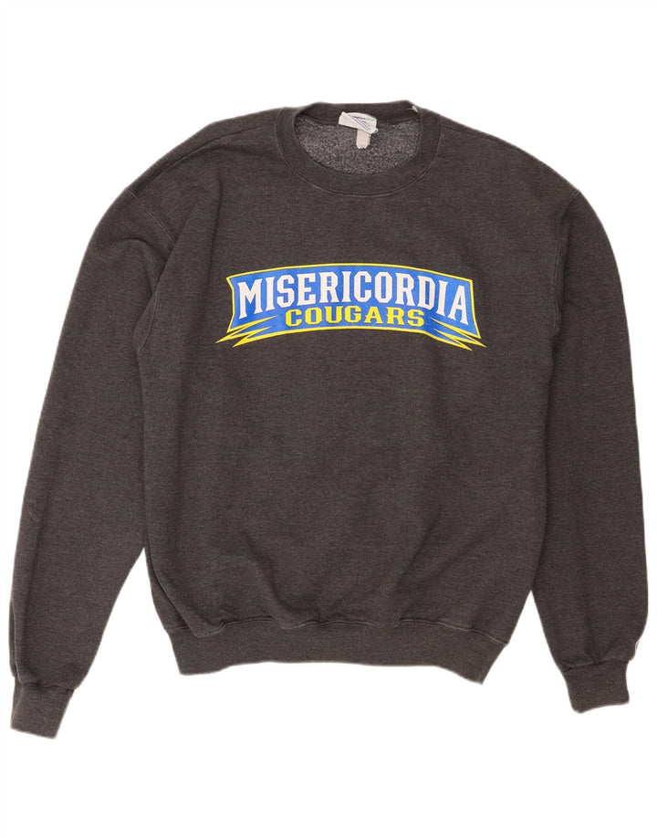 Felpa grafica Champion da uomo Misericordia Cougars, grigio medio