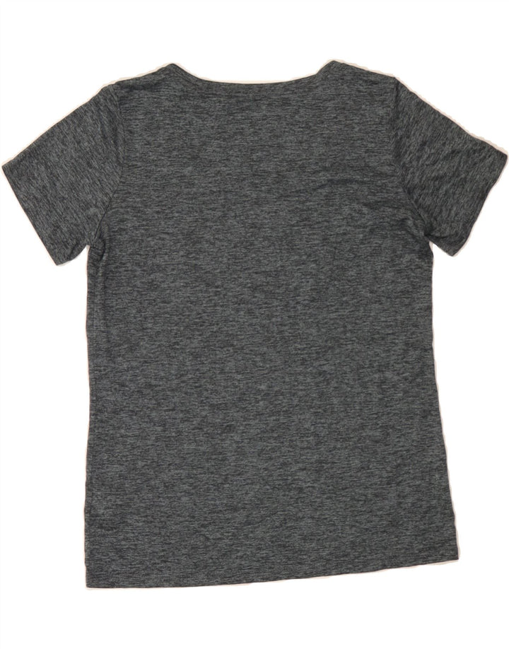 NIKE Womens Dri Fit T-Shirt Top UK 14 Medium Grey Polyester Vintage Nike and Second-Hand Nike from Messina Hembry 