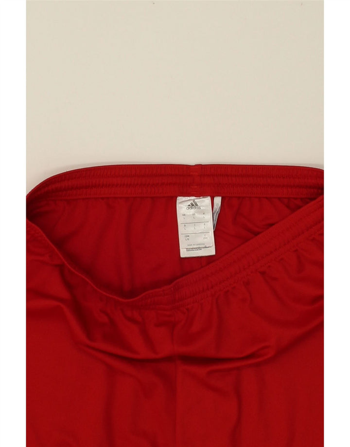 ADIDAS Mens Climalite Sport Shorts Large  Red Polyester Vintage Adidas and Second-Hand Adidas from Messina Hembry 