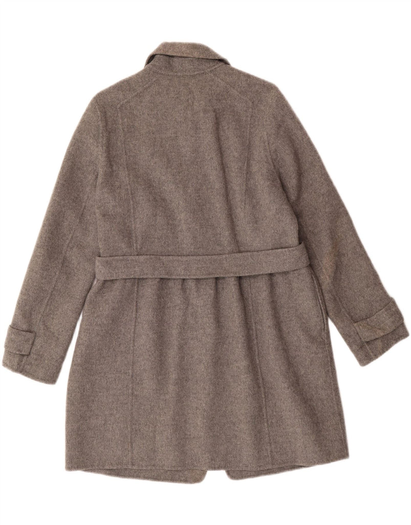 ESCADA Womens Coat EU 38 Medium Grey Virgin Wool Vintage Escada and Second-Hand Escada from Messina Hembry 
