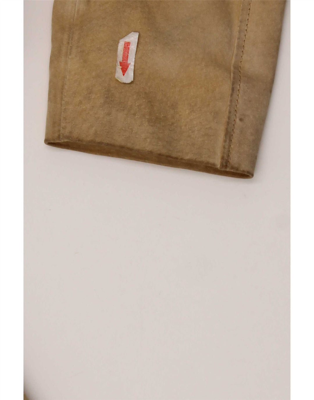 Giacca blazer in pelle scamosciata da donna a 2 bottoni In Extenso UK 14 Pelle beige media