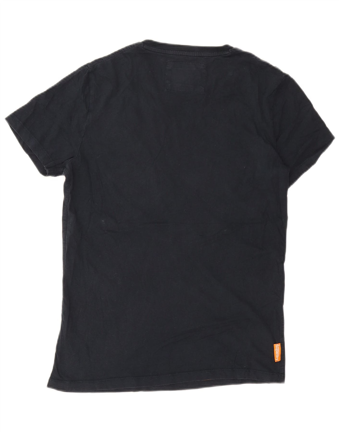 T-shirt da uomo Superdry Top in cotone blu navy medio