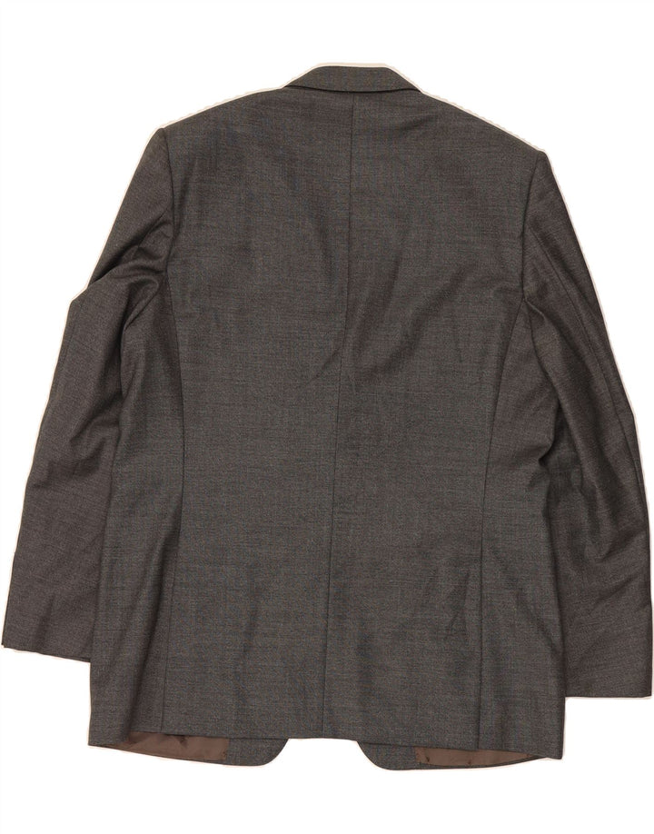 TRUSSARDI Mens 2 Piece Suit IT 56 3XL W38 L29 Grey Wool Vintage Trussardi and Second-Hand Trussardi from Messina Hembry 