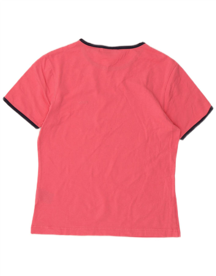 T-shirt da donna FILA Top UK 12 cotone rosa medio