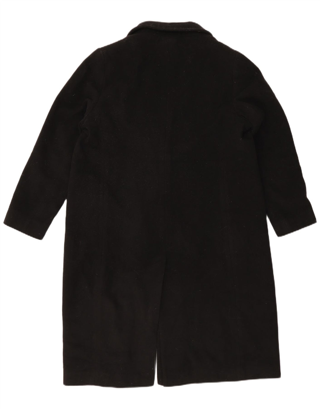 Cappotto doppiopetto da donna Marks & Spencer UK 18 XL lana nera