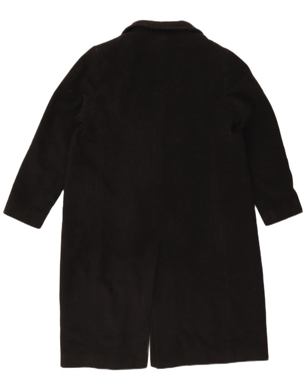 Cappotto doppiopetto da donna Marks & Spencer UK 18 XL lana nera