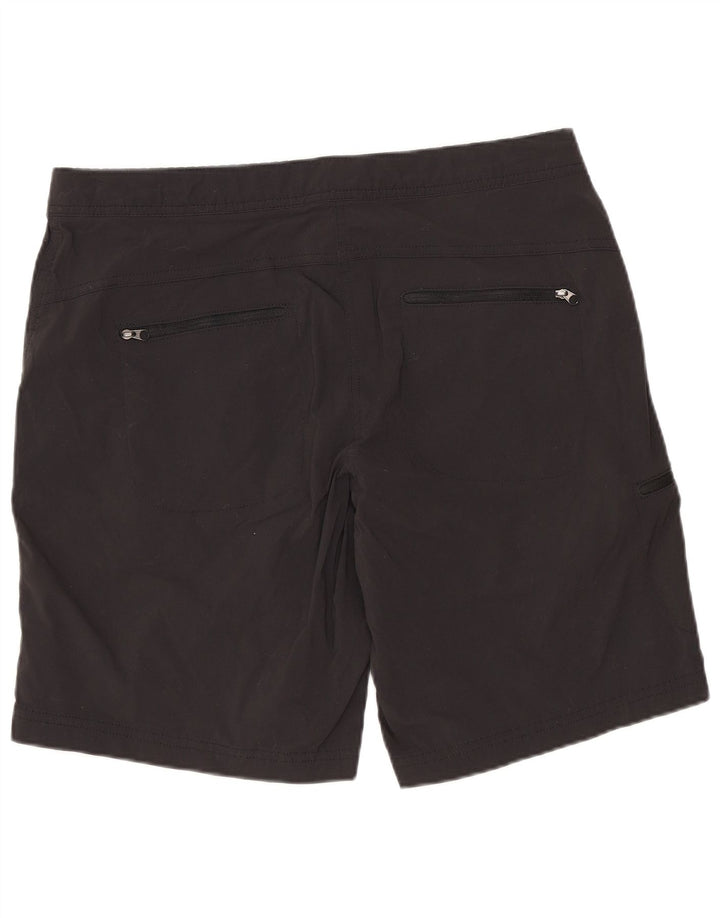 Pantaloncini cargo da donna L.L.BEAN US 8 Medium W32 Nylon nero