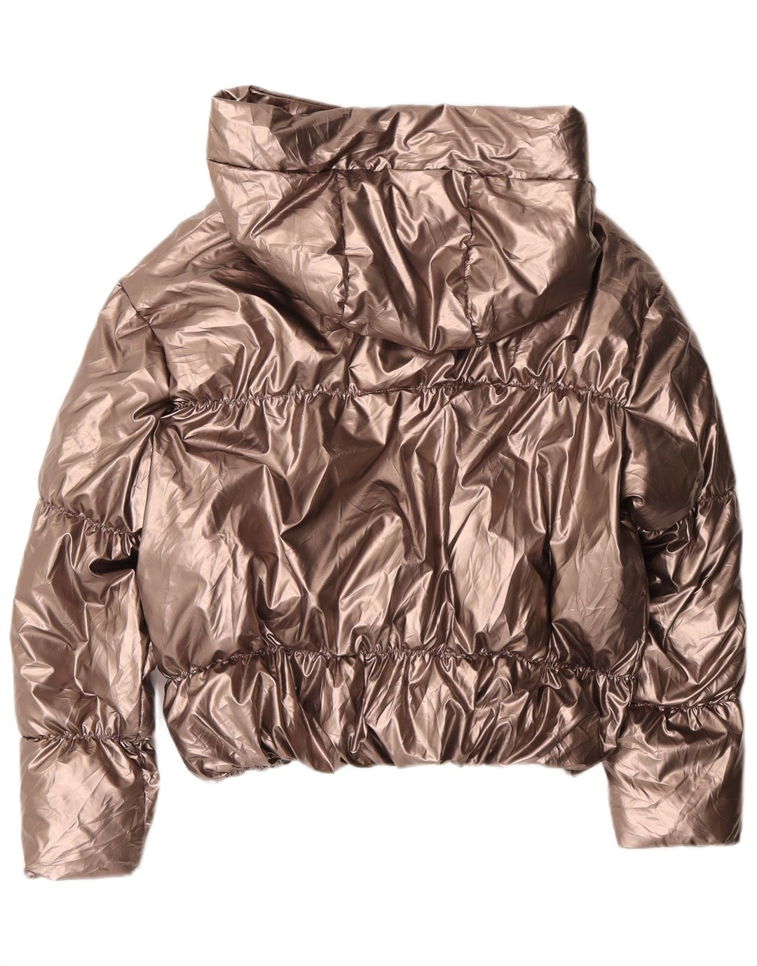 Giacca imbottita con cappuccio corta da donna Carrera UK 14 poliestere oro medio