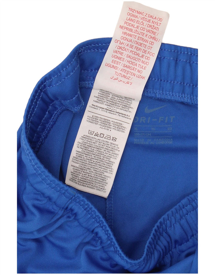 Pantaloncini sportivi Nike da ragazzo Dri Fit 13-14 anni XL blu poliestere
