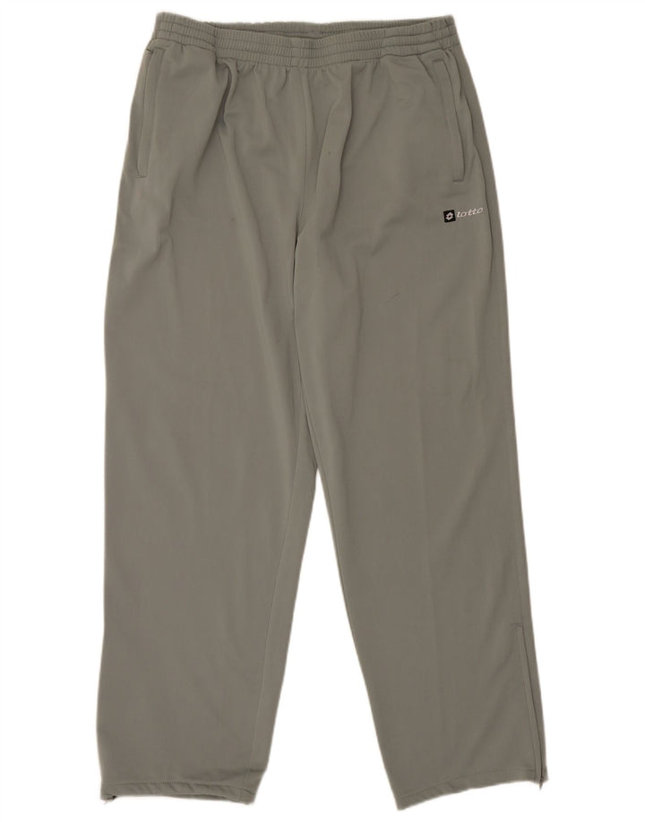 Pantaloni da tuta da uomo Lotto UK 44/46 2XL Poliestere grigio