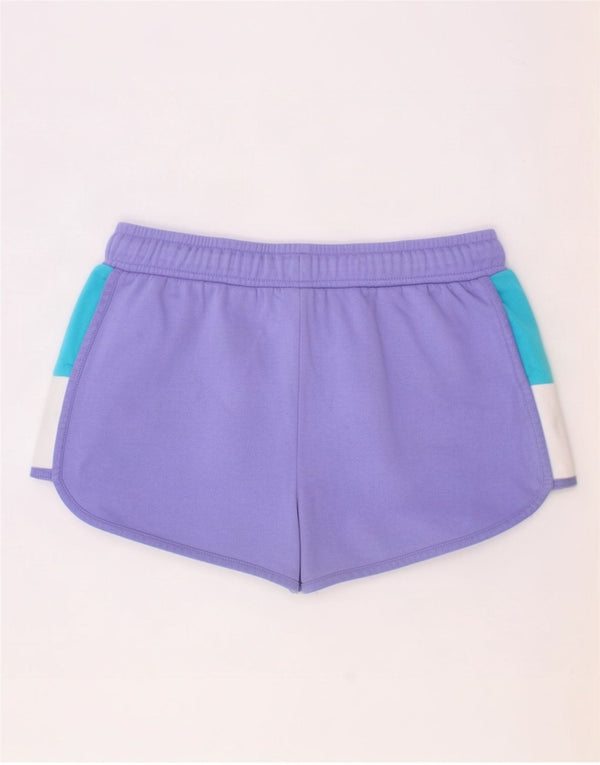 Pantaloncini sportivi per ragazze Ellesse 12-13 anni in cotone color block viola
