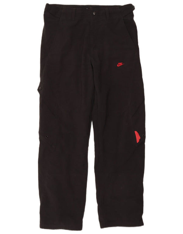 Pantaloni cargo Nike da uomo medi W34 L30 poliestere nero