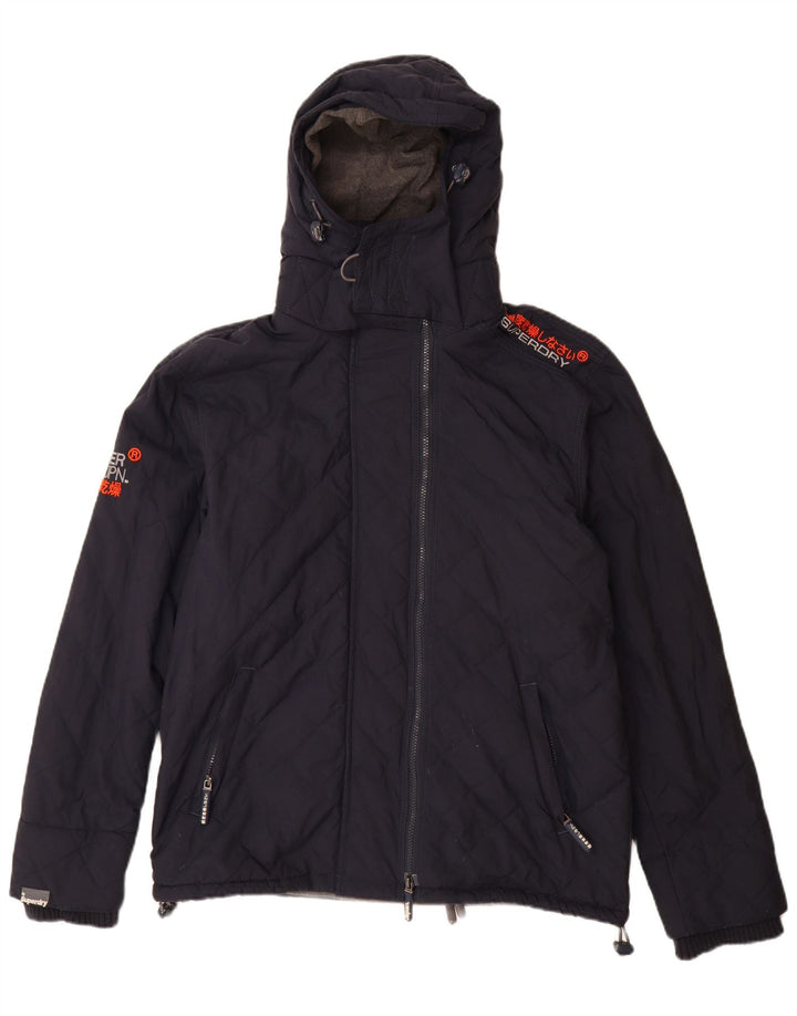 Giacca a vento grafica da uomo Superdry Windcheater UK 44 2XL Blu navy
