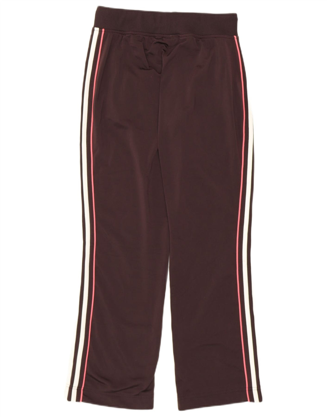 Pantaloni da tuta da donna Adidas UK 12 poliestere marrone medio