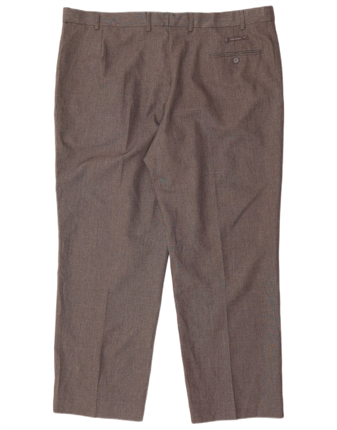Pantaloni da abito vestibilità regolare Marks & Spencer da uomo W42 L29 poliestere grigio