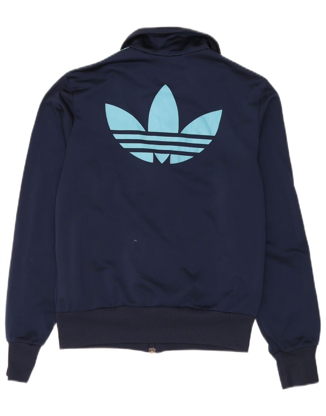 Giacca da ginnastica grafica da donna Adidas EU 38 media blu navy poliestere