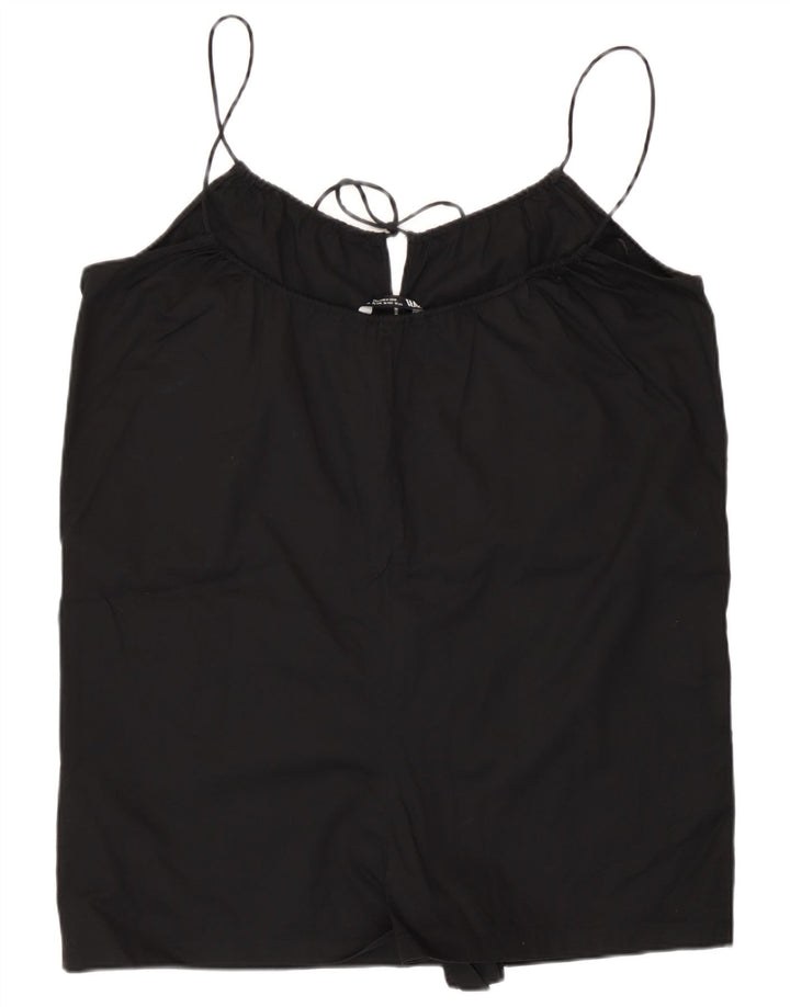 Tutina corta da donna Zara UK 18 XL Nera