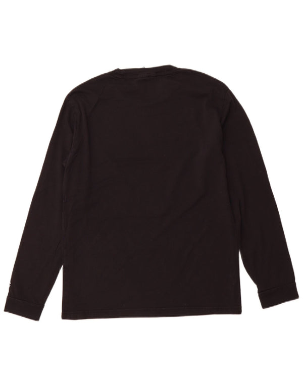 CHAMPION Top grafico da uomo a maniche lunghe XS Nero