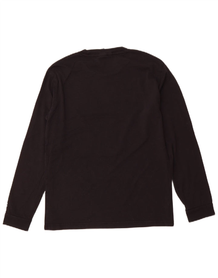 CHAMPION Top grafico da uomo a maniche lunghe XS Nero
