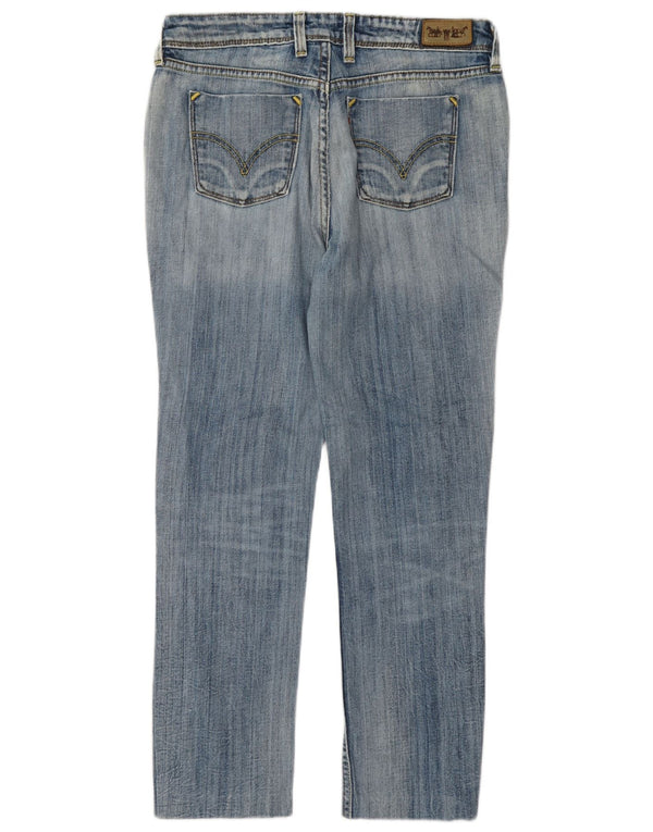 Levi's Donna 627 Crop Jeans dritti W30 L26 Blu