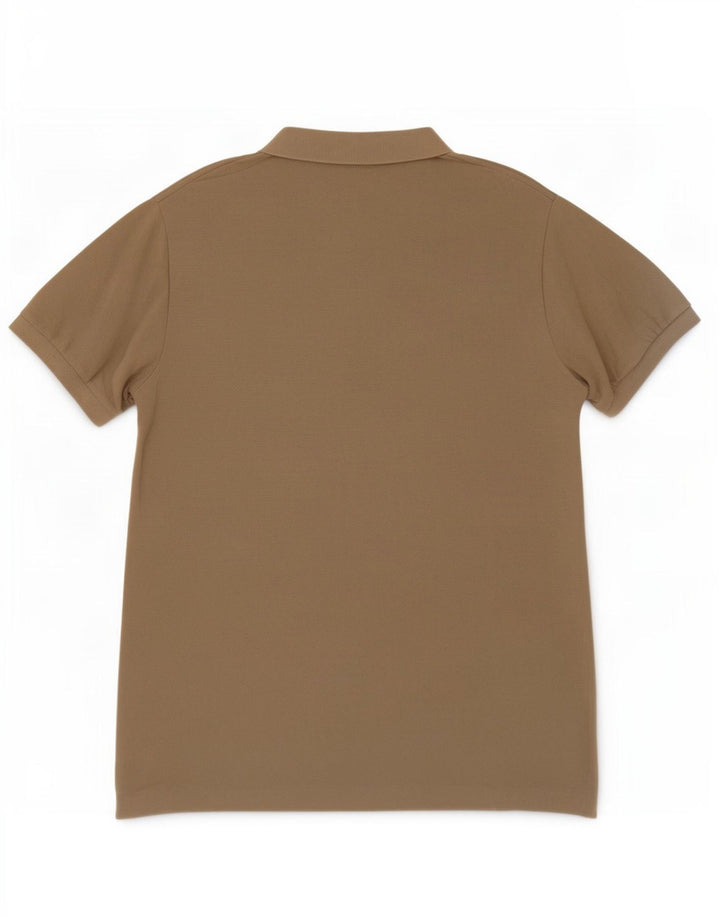 Polo Lacoste da uomo vestibilità regolare taglia 7 2XL cotone beige