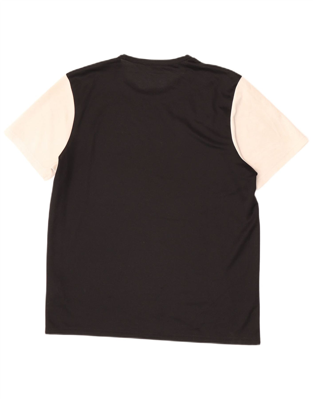 T-shirt Adidas Climalite da uomo, grande, in poliestere color block nero