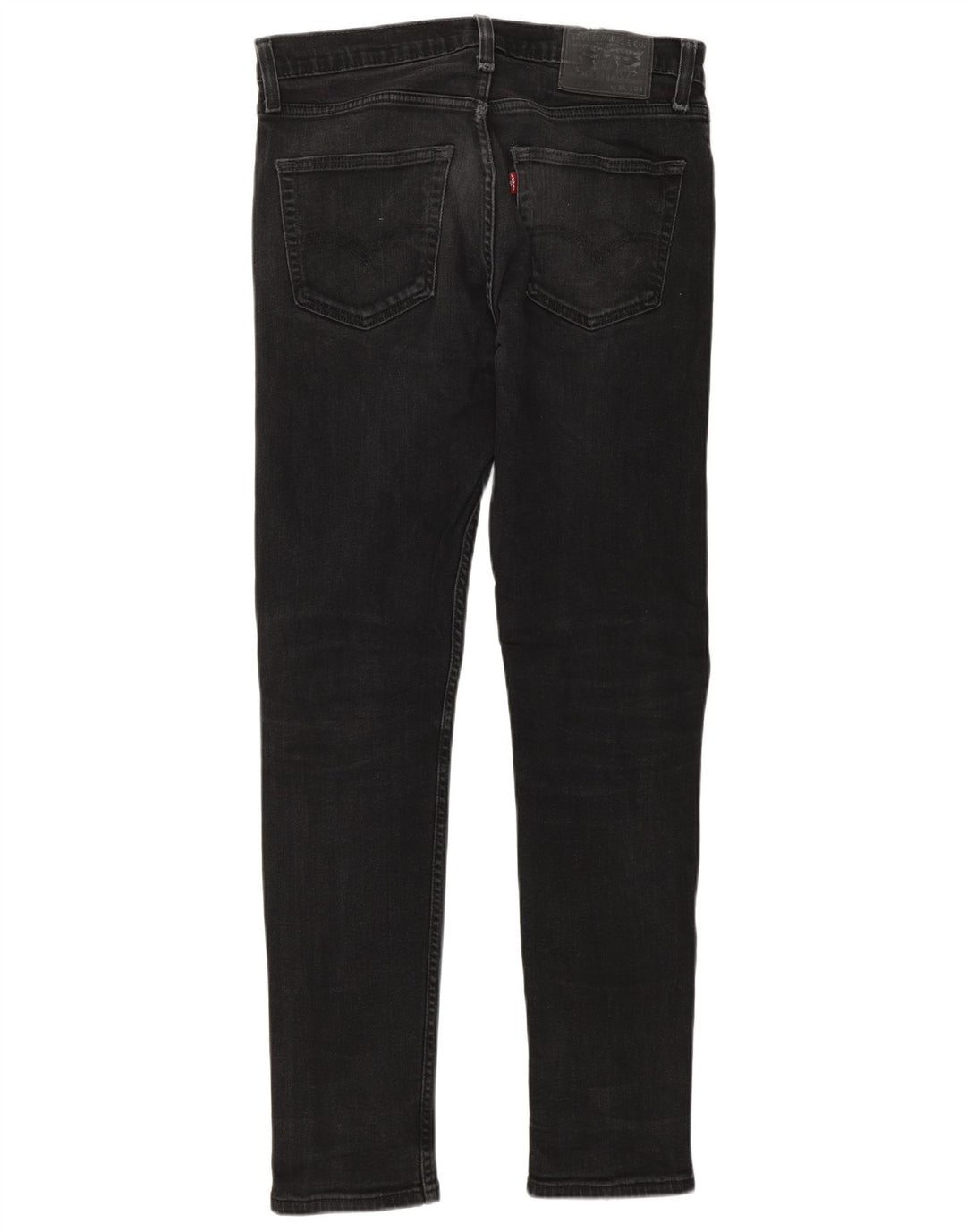 LEVI'S Mens 512 Slim Tapered Jeans W31 L34 Black Cotton