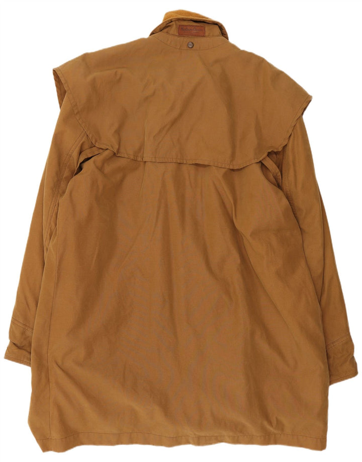 Cappotto mantella da uomo Marlboro Classics UK 40 grande cotone beige