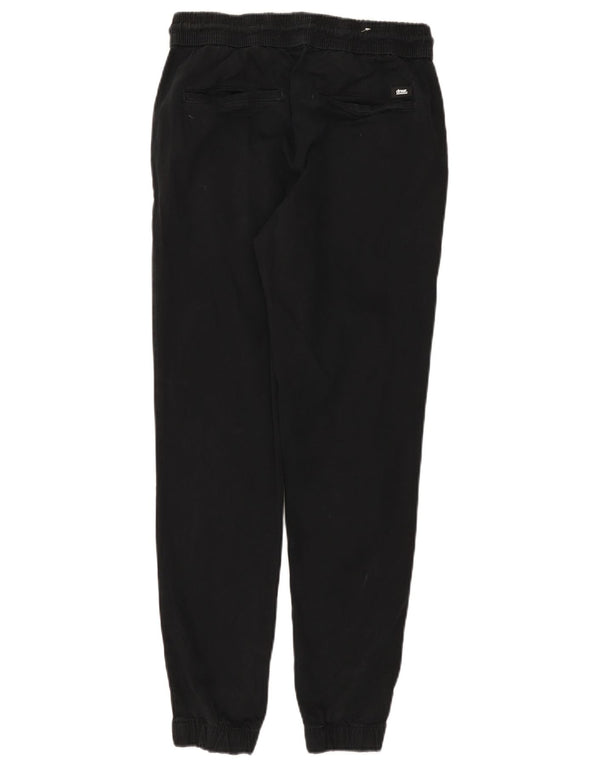 Pantaloni casual da jogging da uomo Zara piccoli W30 L28 cotone nero