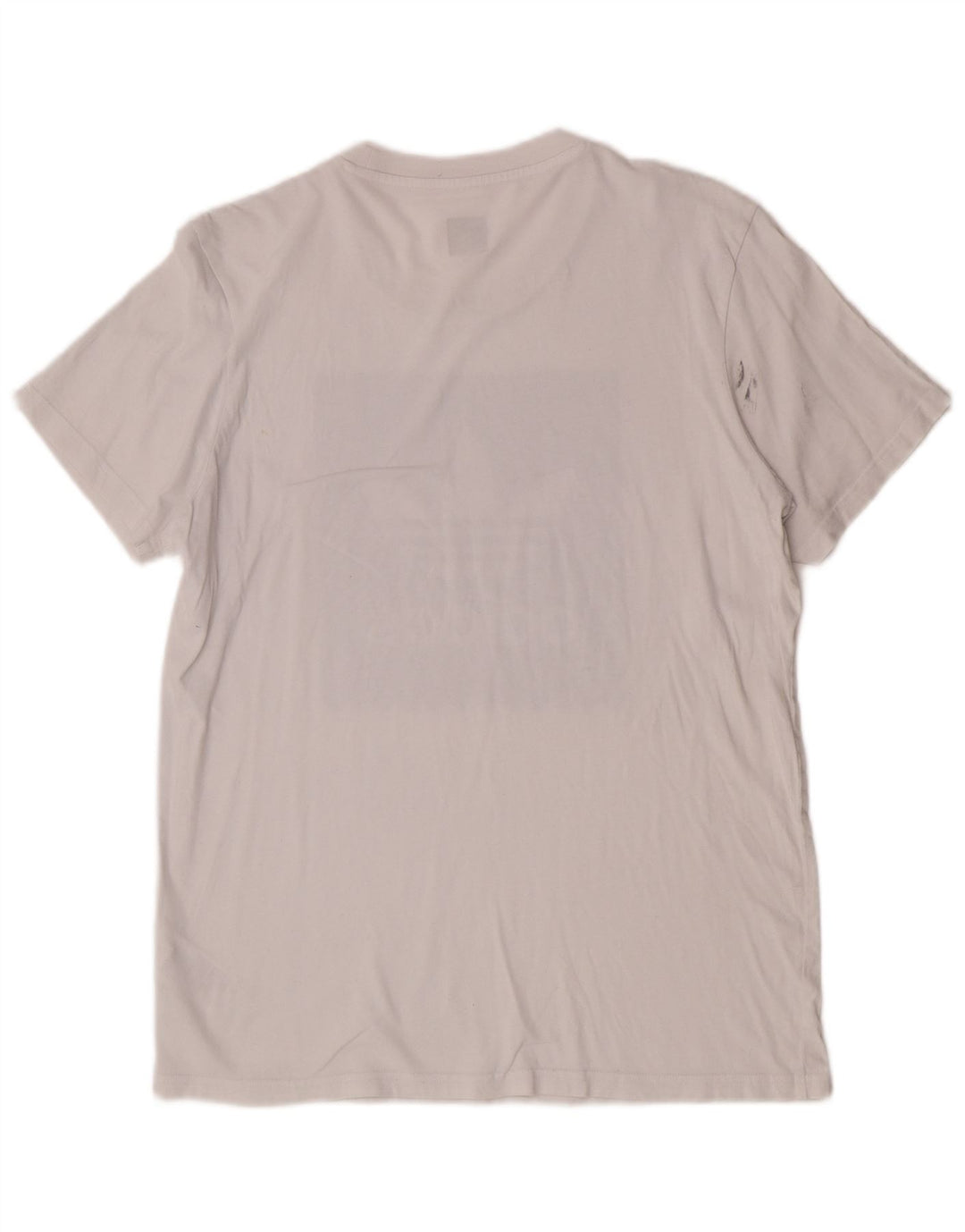 T-shirt grafica da uomo Adidas Top in cotone bianco medio