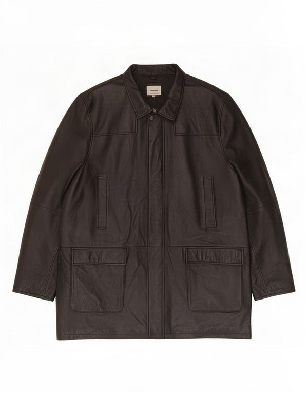 Giacca in Pelle Uomo Conbipel IT 58 2XL Nera