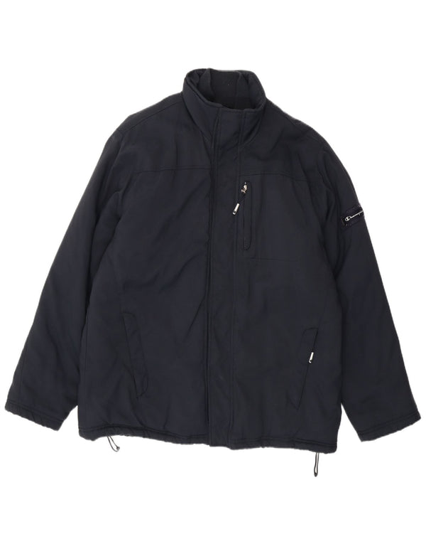 Giacca a vento da uomo Champion UK 40 Large Blu Navy in poliammide