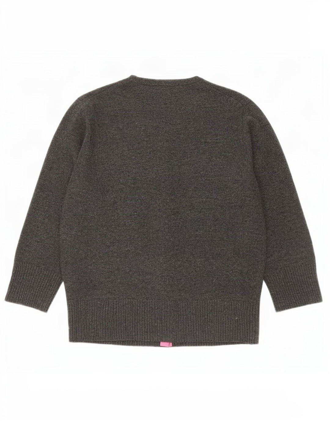 Maglione cardigan con maniche a 3/4 da donna Gap UK 14 Lana d'agnello grigia grande