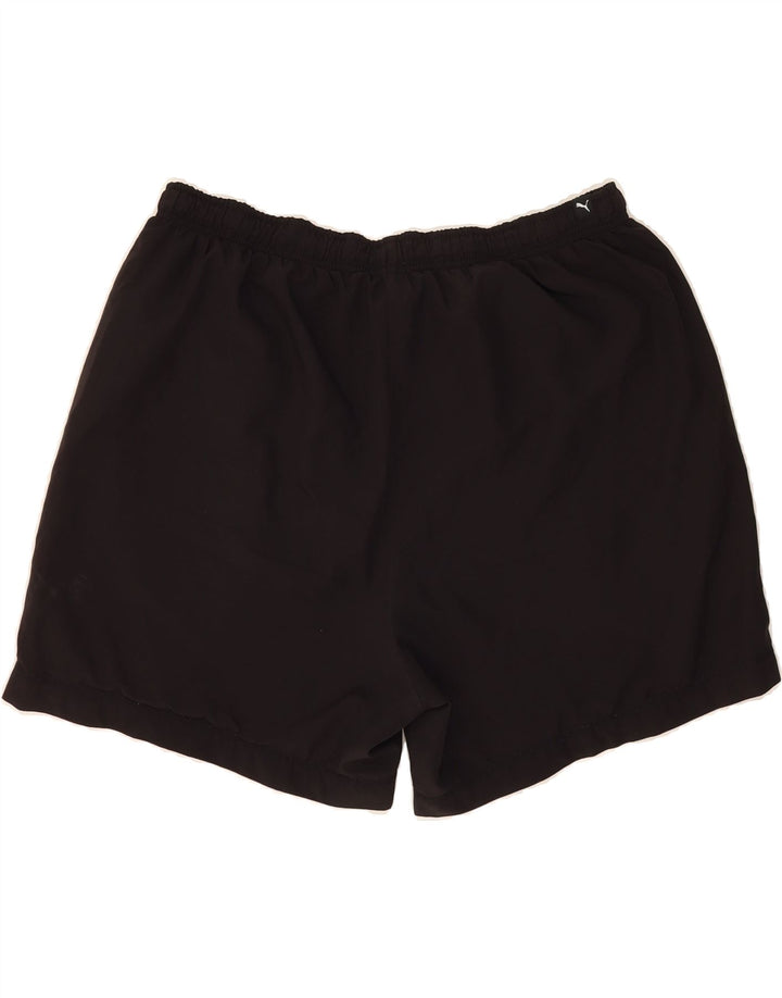 PUMA Mens Sport Shorts XL  Black Polyester Vintage Puma and Second-Hand Puma from Messina Hembry 