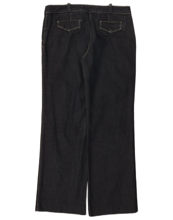 Jeans Dritti Donna Trussardi W27 L29 Cotone Blu Navy