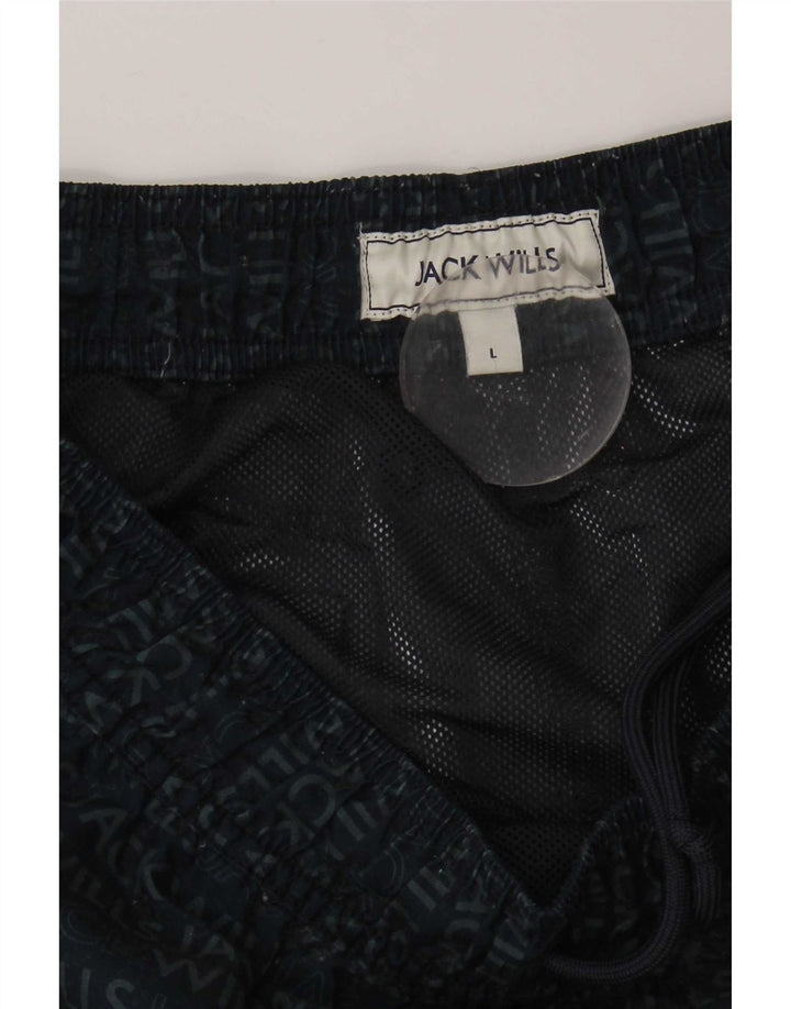 Pantaloncini da bagno da uomo Jack Wills grandi blu navy