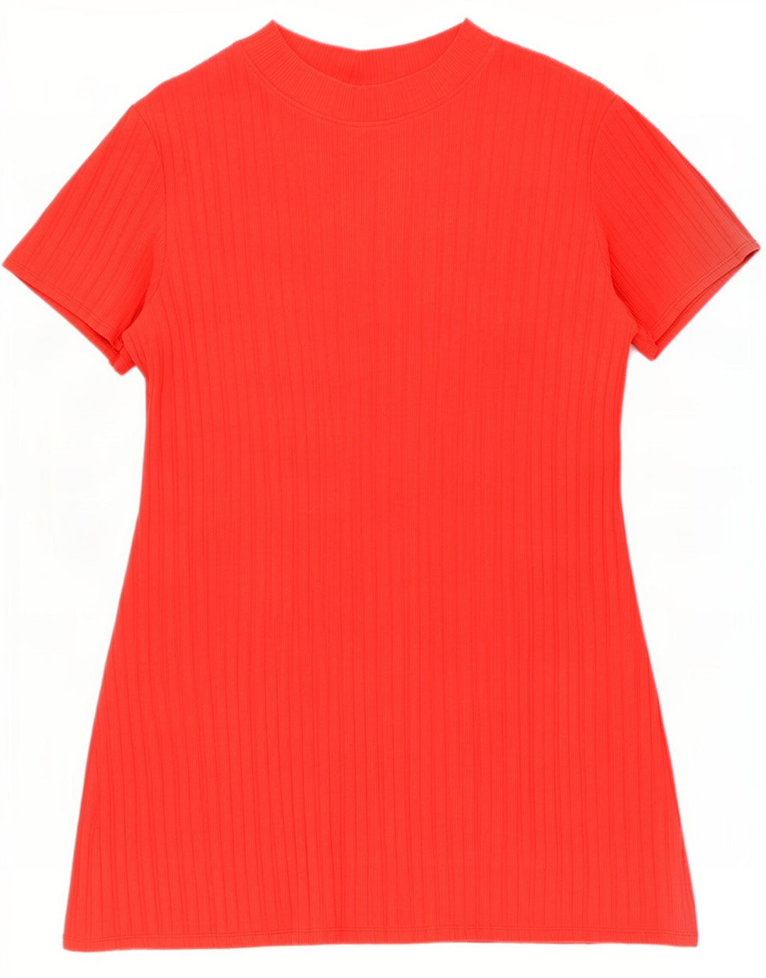 Zara Abito a trapezio da donna UK 14 Medio Rosso