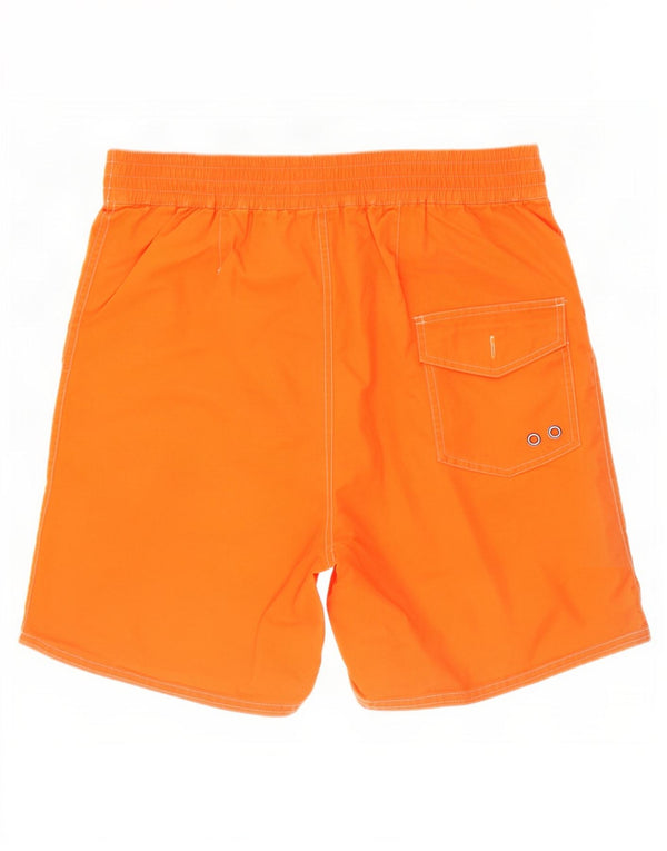 Polo Ralph Lauren Pantaloncini da bagno grafici da uomo di grandi dimensioni in cotone arancione