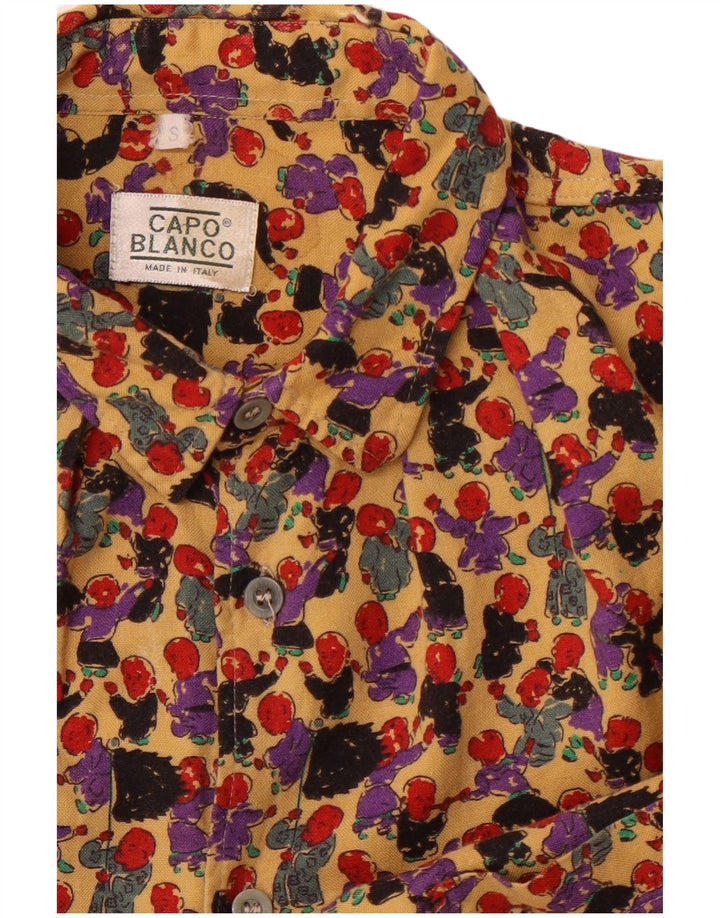 Camicia da uomo con motivo astratto VINTAGE piccola multicolore