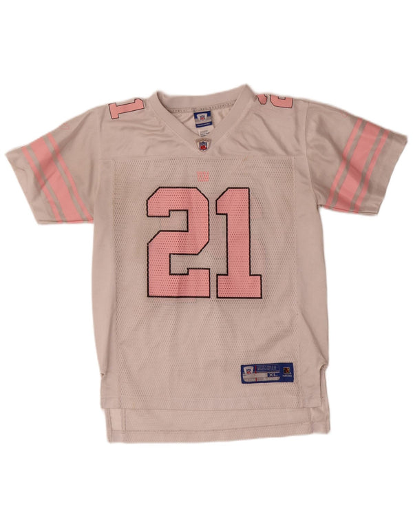 T-shirt grafica Reebok da ragazzo NFL, 14-15 anni, XL, colore bianco