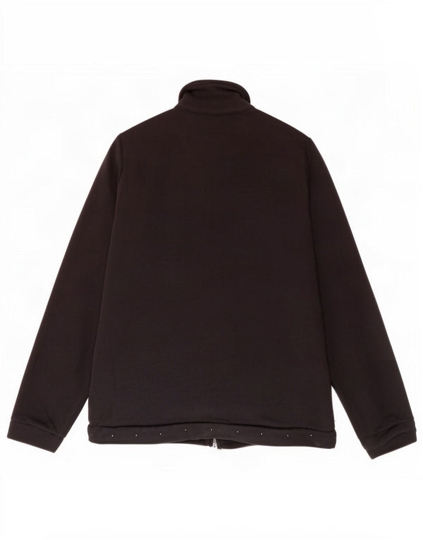 Giacca da tuta da donna Champion Easy Fit UK 14 grande cotone nero