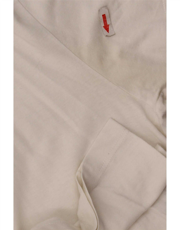 T-shirt da uomo Fred Perry Top grande in cotone bianco