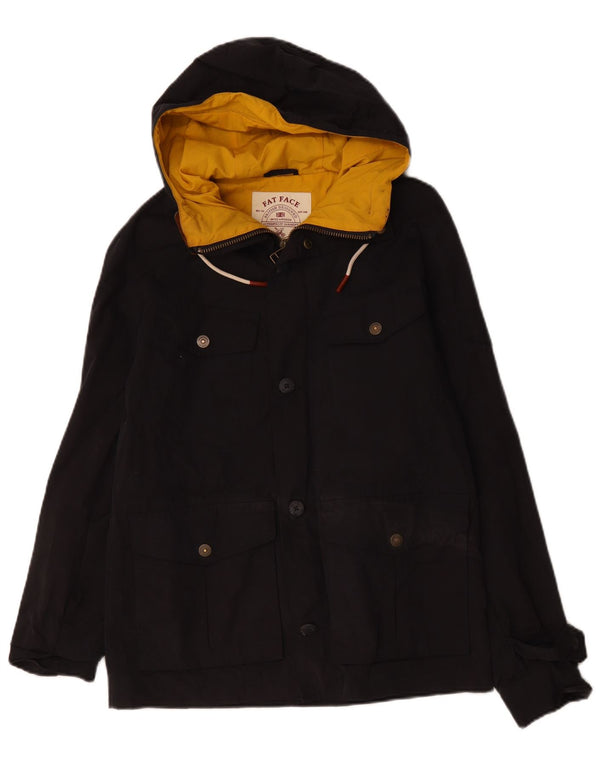 Giacca utilitaria con cappuccio da uomo Fat Face UK 36 Small Poliestere blu navy